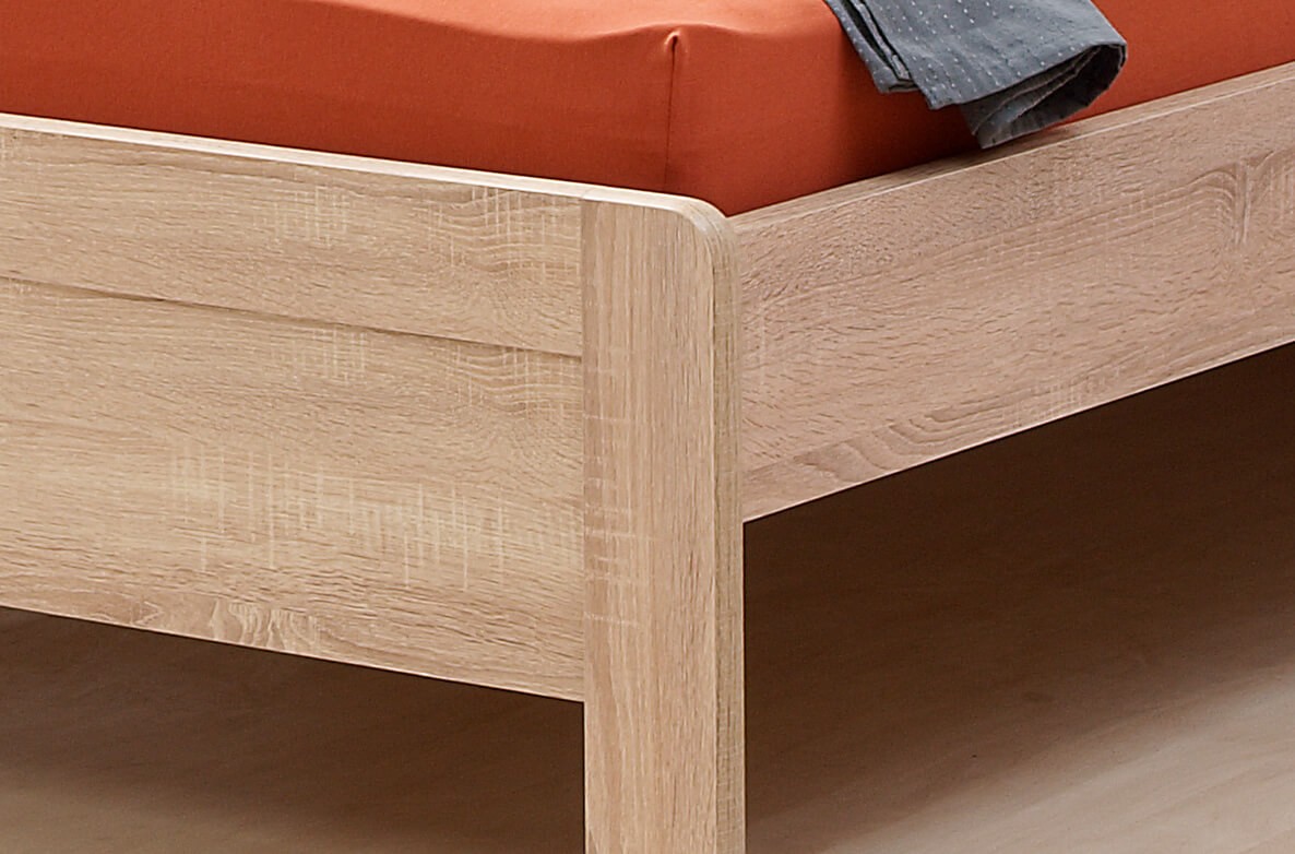 Detail provedení a dekoru postele Karlo